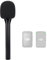 SUNMON Support de micro sans fil pour microphone DJI Mic 2, DJI Microphone Interview Adaptateur de montage portable pour DJI Mic1/2
