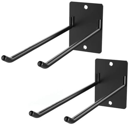 Guihydur Robuste Aufbewahrungs-Organizer Aus Stahl, Wandhalterung für Gartengeräte, Schaufel, Rechen, Besen, Organizer, Wandhaken, 2 Stück