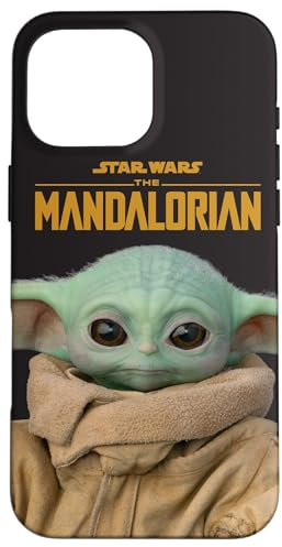 Star Wars The Mandalorian Logo and Grogu Case for iPhone 16 Pro Max