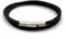 KAROO EARTH JEWELLERY Men's Paracord Bracelet, Double Wrap Marine Rope, Stainless Steel Trigger Clasp, Waterproof, Navy Style (Blue & Brown)