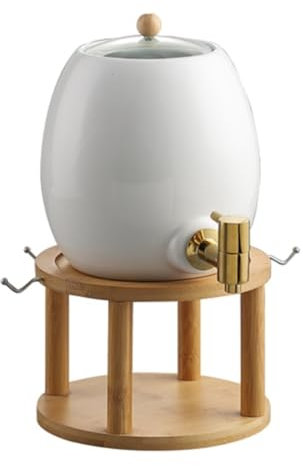 GNbow Dispensador de Bebidas de cerámica for Fiestas, Bares y restaurantes.(2L)