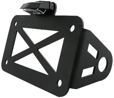 Motorcycle License Number Plate Holder For Chopper For Bobber Motorcycle Rear License Plate Holder Bracket With Led Light