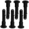 GALPADA 6PCS Trash Can Lid Hinged Pins Nylon Connecting Pins for Wheelie Bins Durable Outdoor Waste Bin Accessories for Efficient Waste Management