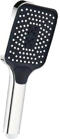 TIA Shower Head 3 Adjustable Modes High Pressure Handheld Ionic Filters Water Saving Silver