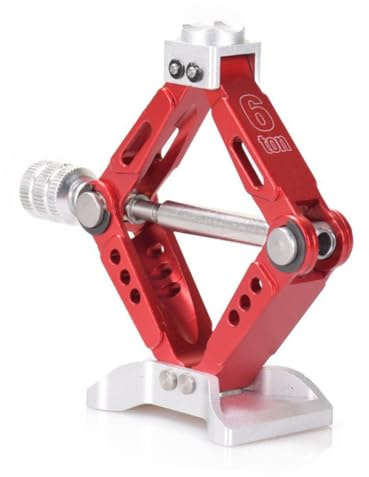 Hohopeti Rc Kletterauto Metallisches Modellzubehör Langlebig Realistische Deko für Rc Crawler Fahrzeuge Rot