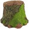 Top Collection 4284 Decorative Mossy Tree Stump Display Figurines, Green, Brown