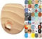 Sanilo Soft Close Toilet Seat, Wide Choice of New Toilet Seats, Stable Hinges, Easy to Mount (Clam)
