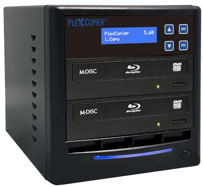 PlexCopier 1 à 1 lecteur Blu-ray BD BDXL M-Disc CD DVD Duplicateur tour de copieur avec protection anti-copie gratuite