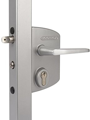 LOCINOX Argent Serrure lakq U2 Industrie avec boîtier en Aluminium et Acier Inoxydable Mécanisme de de Loci Nox