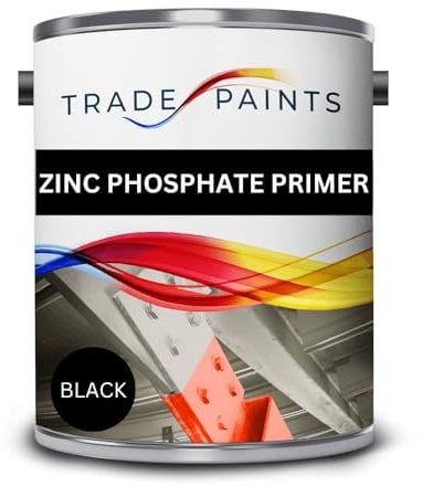 Quick Drying Zinc Phosphate Anti Corroisve Metal Primer Paint (5 Litre, Black)