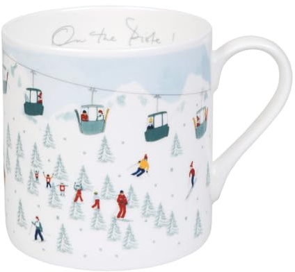 Sophie Allport Skiing On the Piste Mug, Large (425ml)