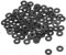sourcing map Rondelle Plate Nylon pour 3mm ID Vis Boulon 7mm OD 1mm épais 100Pcs