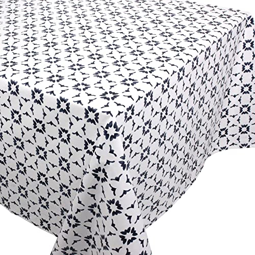 Tischdecke, rechteckig, 160 x 300 cm, 100 % Baumwolle, mit Acrylbeschichtung, Weiß