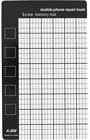 Kafuty Tragbare Magnetic Mat Screw Pads Metal Parts Adsorption Mat Repair Guide Pad Tool Für Model DIY Reparaturen kann die Schraube Aufsaugen