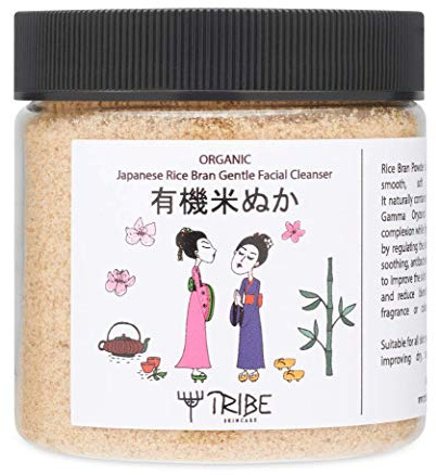 Japanische Bio-Reiskleie, sanfte Gesichtsreinigung
