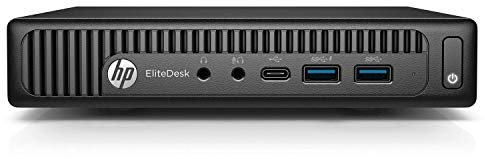 HP EliteDesk 800 G2 Mini PC Intel Core i5-6500T 4x2,50GHz 8GB RAM 256GB SSD + 1000GB HDD Bluetooth VGA USB 3.0 Windows 10 Pro + G-Data Antivirus (Generalüberholt)