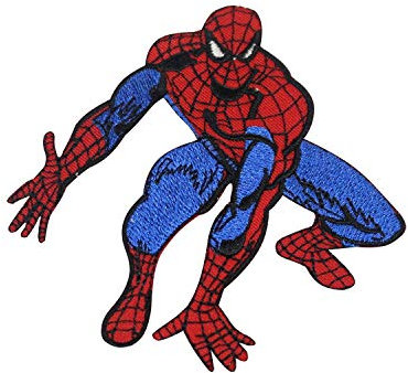 LUQI Spider Man Super Hero Iron On Patch Sew On Patch Embroidered Patch/Badge For Clothes Shirts Jeans etc