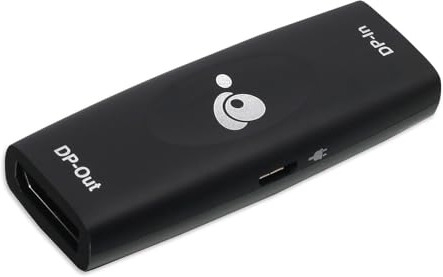 IOGEAR Aktiver DisplayPort 1.4 Repeater - 8K @ 60Hz - DisplayPort Signal Booster - DP Verstärker - Kompatibel mit Oculus - HTC Vive Pro - Gaming Monitore - GDP14RPT