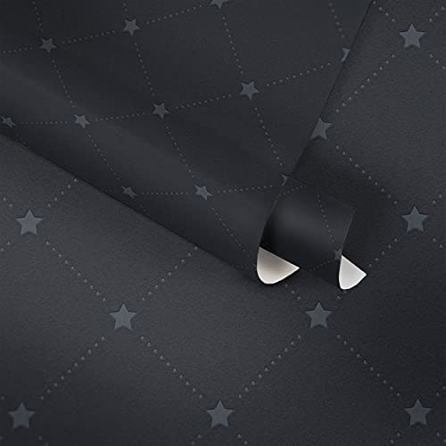 Michalsky Living Tapete mit Sternen Change is good Sterntapete Stylish Stars Vliestapete schwarz leicht glänzend glatt 379852
