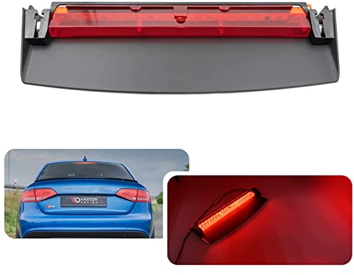 njssjd 1 x rote Linse LED 3. Bremsleuchte hohe Montage Bremslicht für A-udi B8 A4 S4 Limousine 2008-2016 hinten High Level Zusatzbremsrücklicht