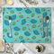 Ayoiow Platzsets 6er, Tischsets rutschfest 32x42cm MuschelmusterPlatzdeckchen für Glastisch
