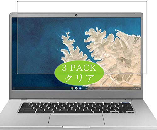 VacFun 3 Pezzi Pellicola Protettiva, compatibile con Samsung Chromebook 4+ PLUS 15.6 Screen Protector Protezioni Schermo (Non Vetro Temperato) NuovaVersione
