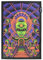 PSYWORK Schwarzlicht Stoffposter Neon | Alien Godness | 0,3 x 0,45m | UV-aktiv | fluoreszierend | Wandbehang Stoffbanner Poster Wandbild Kunstdruck Dekobild Dekoration Wandteppich