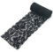 8CM (3Inch), 4,5 m (5Yards), Schwarzes Spitzenband, Stoff, Dekoration, Elastisch, Stretch, Nähen, Spitzenbesatz für DIY Basteln