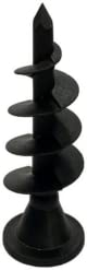 BMD Montagedübel | 100 Stück | 27mm x 55mm mit Gewindespirale | Torx TX40 | Befestigung von Noppenbahnen und Abschlussprofilen für Torx 40