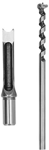 Trapano piazza-foro Set di punte da trapano per mortasa a foro quadrato Set di punte da trapano per mortasa Punta da trapano a foro quadrato Utensile per mortasare a scalpello cavo(16mm)