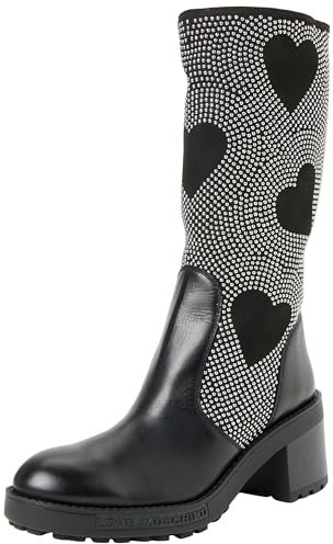 Love Moschino STIVALI Donna, Nero, 36 EU