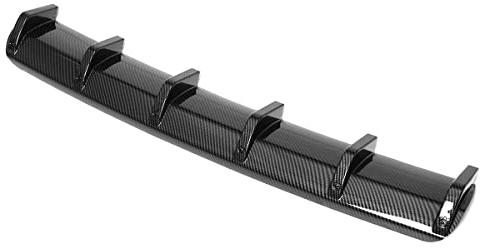 EXPY Heckstoßstange Diffusor Lippe für Audi A1 A3 A4 A5 A6 A7 A8 B6 B7 B8 B9 C6 C7 C8 D3 D4 D5 D6,Heckchassis Splitter HeckschüRze Lippe,Hecklippe des Fahrzeugs,A/Carbonfiber-A/93CM