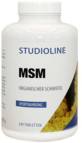 MSM Tabletten | 2 x 105 Tabletten | Höchste Dosierung 5000 mg Tagesdosis | Organischer Schwefel | Methylsulfonylmethan