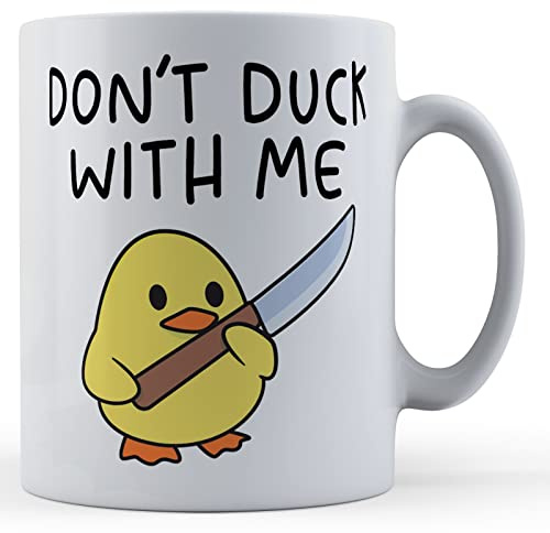 Father Fox - Don't Duck with Me - Funny Animal Pun Gift Mug, Ceramic, 11fl.oz.