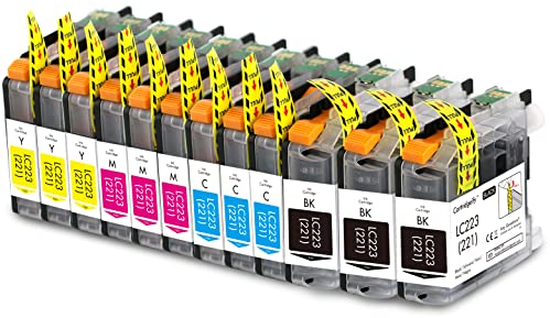 Cartridgeify LC-223 XL Druckerpatronen Kompatibel mit Brother LC223 LC-221 LC221 Patronen, für MFC-J4420DW J4620DW J4625DW J480DW J5320DW J5620DW J5720DW J680DW J880DW DCP-J4120DW J562DW