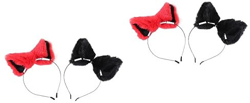 minkissy 4 Stück Kopfschmuck Fuchs Dämon Haar