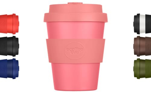 Darrell Lea Roth - Taza de café reutilizable de 180 ml, respetuosa con el medio ambiente, 100% a base de plantas, sin melamina y biodegradable, apta para lavavajillas y microondas