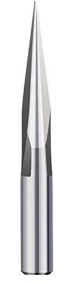 1PC CNC Carving Bit 6mm Schaft 15/20/25/30 Grad V Form Ende Mühle CNC Router Bit 2 flöte Fräser for Holz Gravur Bit (Size : 30Dx1.0mm)