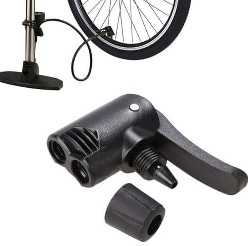 NTEK Head Bike Track Pump Bicycle Tire Tyre Air Pump | Air Pump Valve Adapter Bicycle Track Pump | Reusable Bike Track Pump Nozzle Adapter for Bicycle Bike Replacement (PACK OF 1)