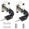 GYWHOOFT serrature per cassetti,2PCS Serratura a camma 40mm, Serratura Cassetto Scrivania, serratura per armadietto di sicurezza con chiave Serratura diversa per armadietto per mobili Cassetta