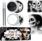 Halloween Gesicht Schminke Schwarz Weiß,Halloween Spezialeffekt Make Up Set,Halloween Vampir Zombie Skelett Clown Schminke Make Up,für Kunst Theater Halloween Karneval Party Cosplay Makeup