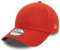 New Era Baseball Cap Kappe verstellbar 9Forty gebogener Schirm blanko rot - One-Size