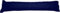 Waterproof Draught Excluder Draft Insulator 100% Polyester Casing Door Sausage Hallway Energy Saver wind stopper Cushion 100% Polyester Casing (Navy Blue, Pack of 2)