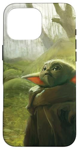 Star Wars The Mandalorian The Child Grogu in the Forest Art Case for iPhone 16 Pro Max