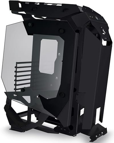 KEDIERS Case PC -ATX Tower Gaming Computer Case con vetro temperato (nero)