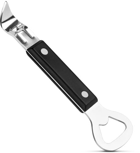 Anyongora Can Punch Opener, Manual Beer Can Opener, Stainless Steel Bottle Opener for Home and Bar Use, 1 Pack
