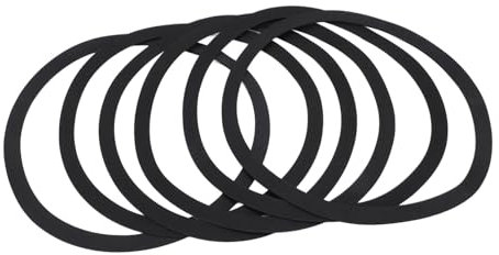 6Pcs Speaker Spacer Rings, Subwoofer Spacer, Noise Reduction, Shockproof Subwoofer Mounting Rings Adapter, 230mm OD, 202mm ID, EVA Foam Sealing Gasket for Speaker Subwoofer