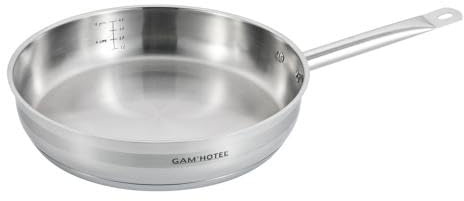 LAGUIOLE Poêle inox 32x6,5cm induction | 4,50L, Acier inoxydable 18/8, Tous feux, Passe au lave-vaisselle, Passe au four jusqu'à 230°C