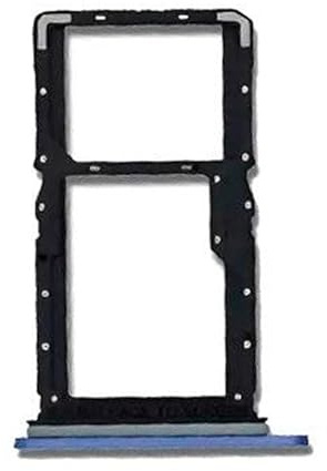 Sim Tray Sim Card Holder Sim Card Slot Holder Tray Smartphone Repair Parts For Xiaomi Poco M6 Pro 4G - Blue