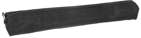 Blockflötenkoffer aus Oxford Stoff, Schwarz, 34,5x5x4,5cm | Handliche Tragetasche mit Gepolsterter Innenausstattung und Stabilem Griff, für Musiker und Schüler